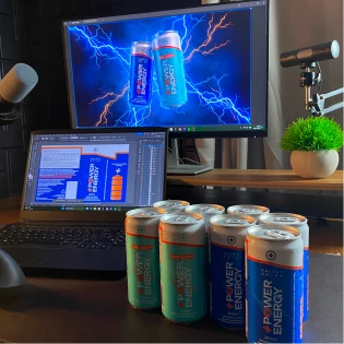 Power Energy project on the desk setup